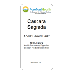 Cascara Sagrada Powder Front Label