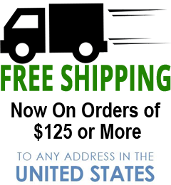 Free Shipping On Orders of $125 or More