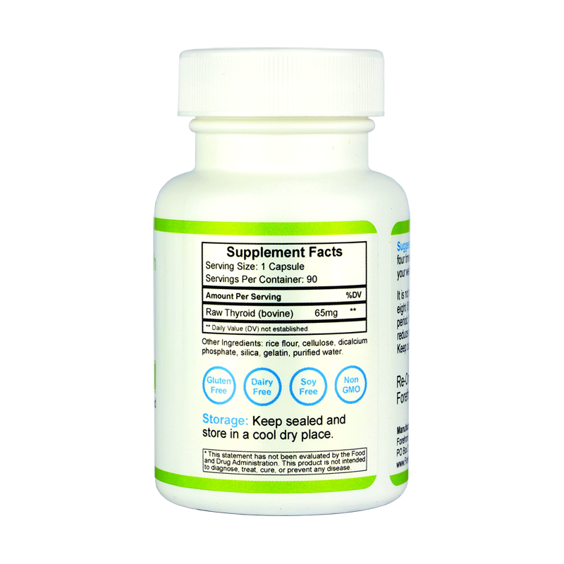 RawDesiccatedThyroidGlandular65mgright